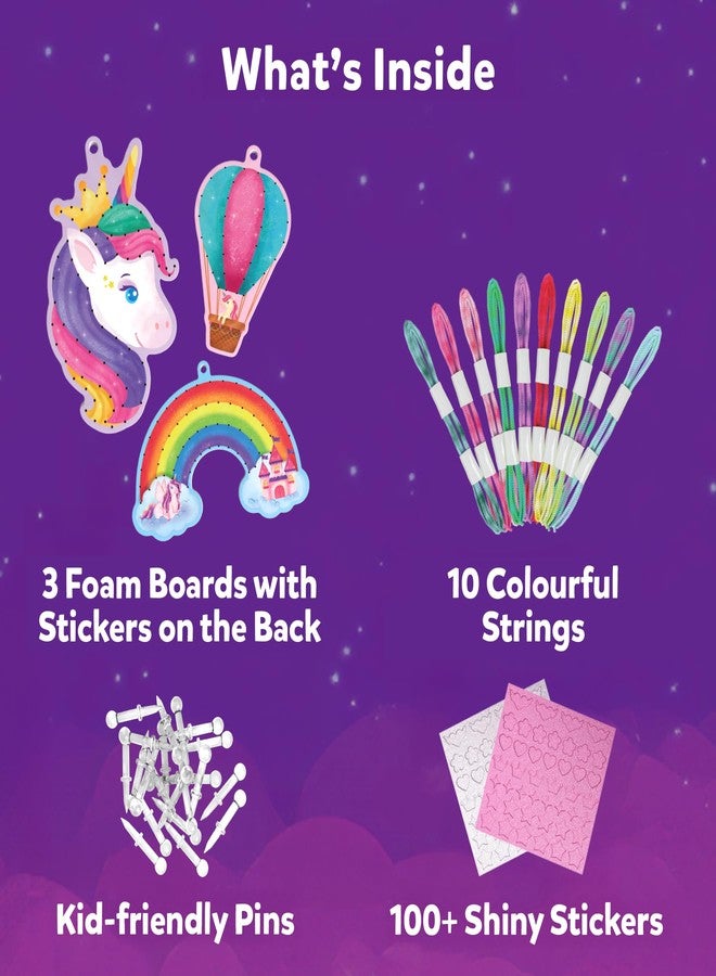 Skillmatics String Art Activity - Unicorn Magic, Mess-Free Art for Kids, Craft Kits & Supplies, DIY Decor & Creative Activity, Gifts for Girls & Boys Ages 6, 7, 8, 9, 10, 11, 12 - Image 4